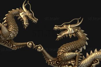 3D model Mirror dragon (STL)